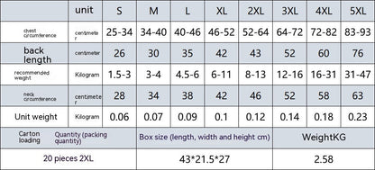 Windproof And Rainproof Dog Clothes Large Dog Raincoat Dog Pet Shell Jacket