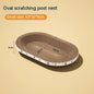 Cat Scratch Board And Cat Nest Integrated, Wear-resistant And Non Falling Debris