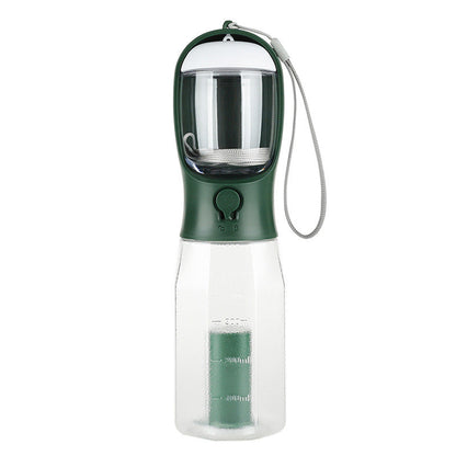 Pet Dog Three-in-one Portable Garbage Bag Filter Multifunctional Water Cup