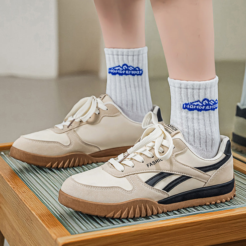 New Men's Retro Casual Skate Shoes, Breathable Versatile German Training Sneakers For Men