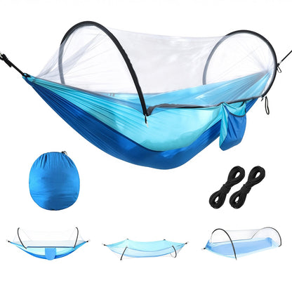 Camping Hammock with Mosquito Net - 440lbs Capacity Portable