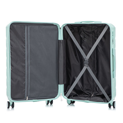 3 Pieces Set 20" / 24" / 28" Spinner Wheel Luggage With Combination Lock