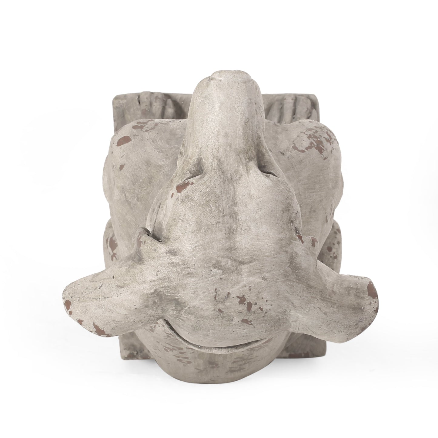 MGO Outdoor Dog Statue, Antique White