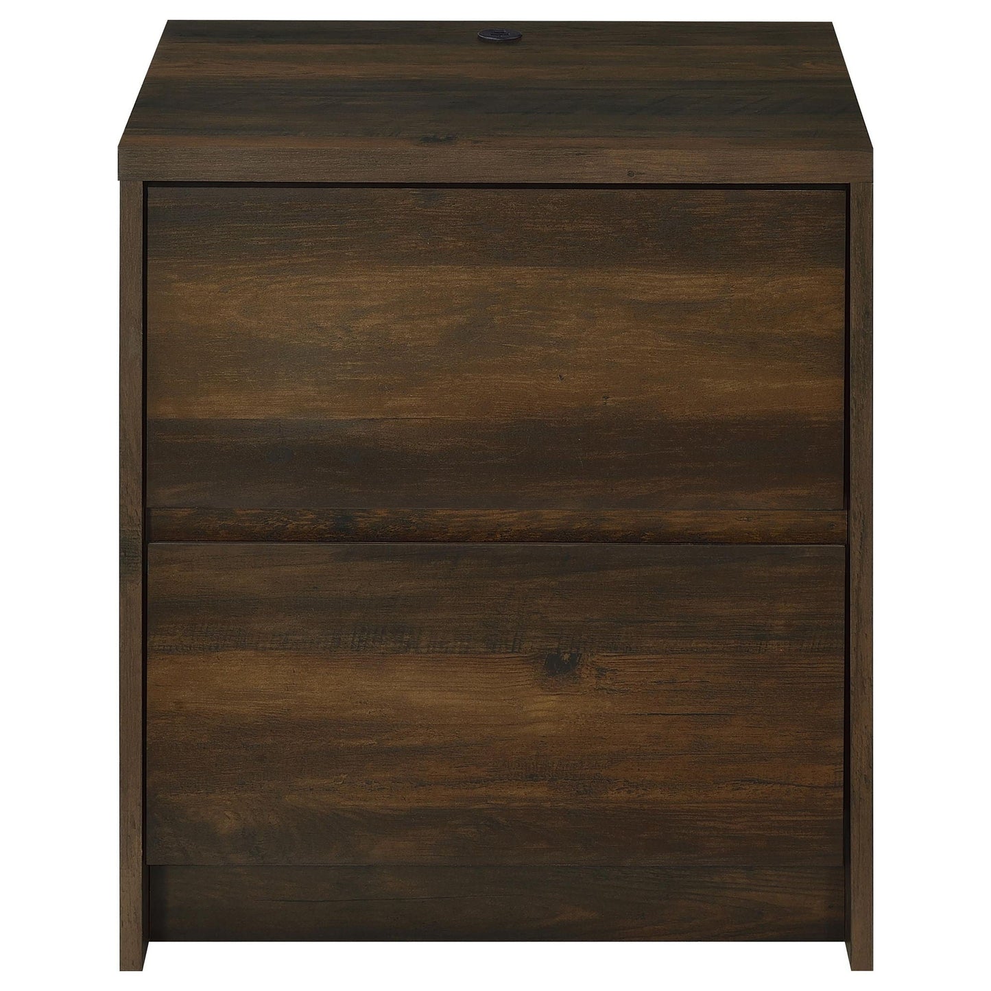 Geary - 2 Drawer Nightstand With LED Lights And USB Charging Ports