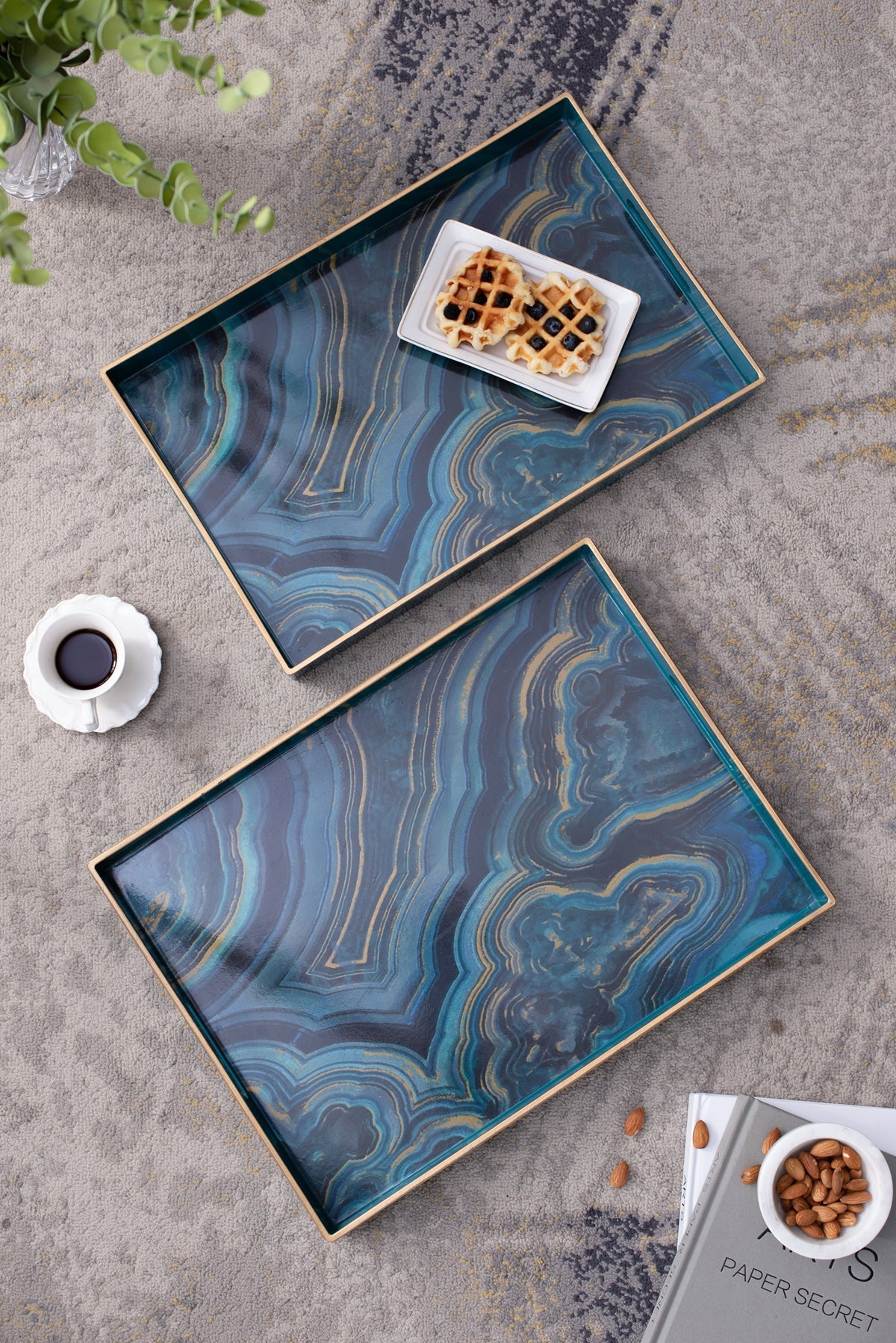S/2 Effra Rectangular Trays
