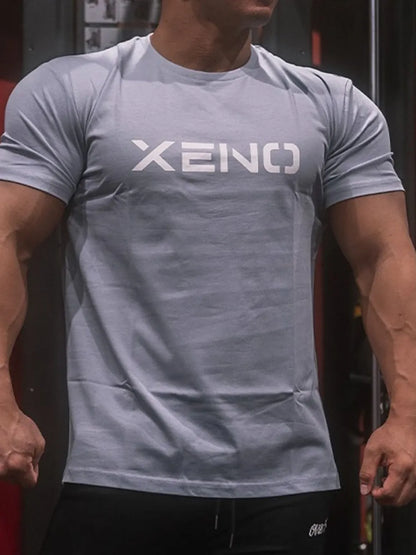 Men's Plus Size Round Neck Short Sleeve T-Shirt