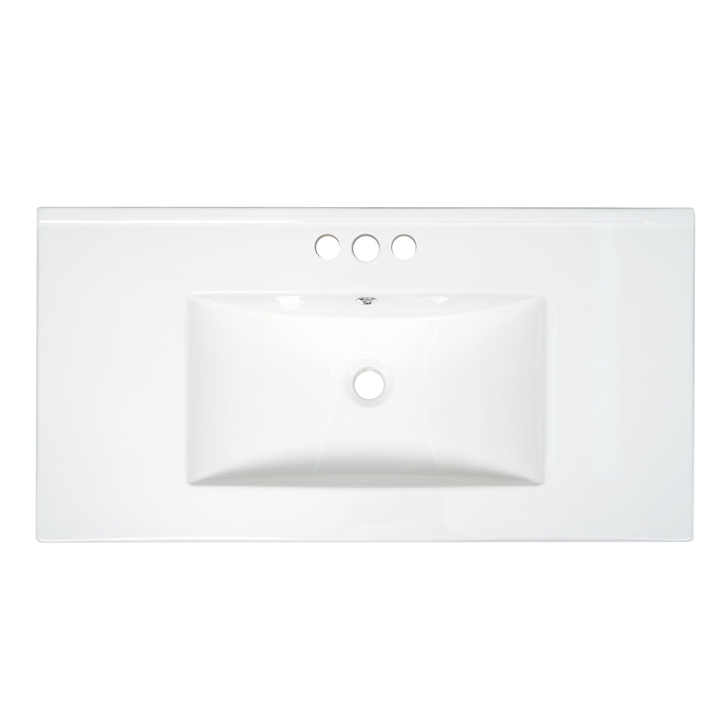 Shaker Free Standing Bathroom Vanity Cabinet & Sink, Soft Close Drawers, Soft Close Doors