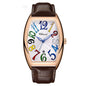Mens Digital Watch Calendar Casual Leather Belt