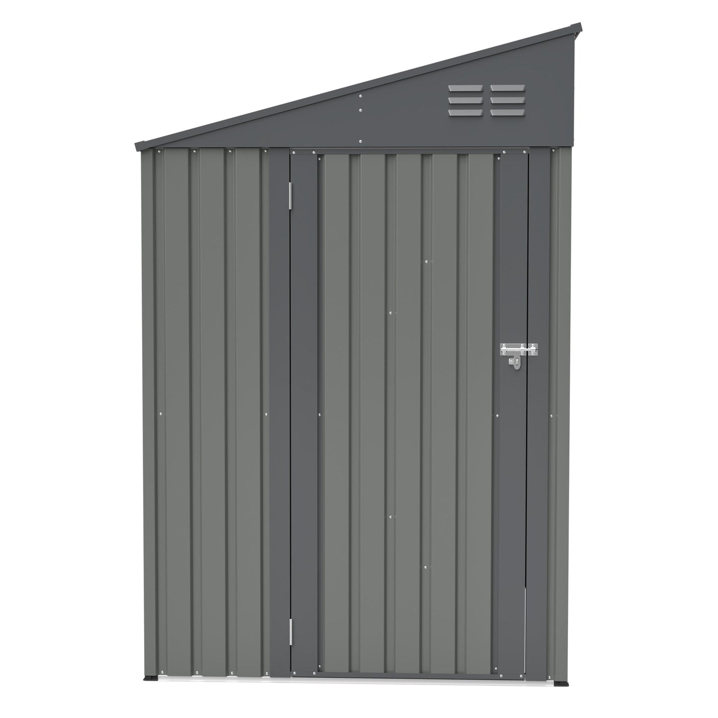 4x7 Foot Lean-To Shed in Olive