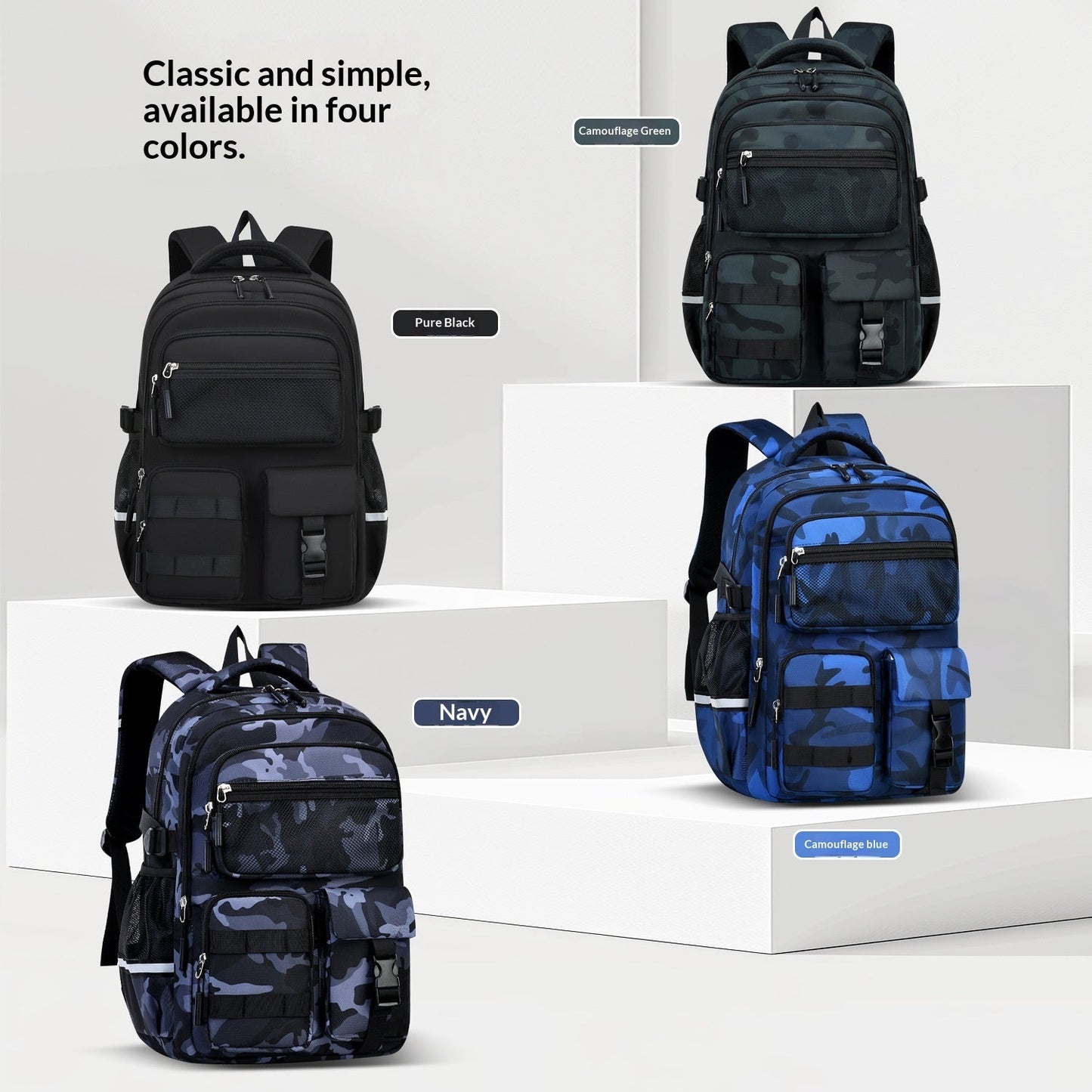 Childrens Fashionable High-Capacity Backpack