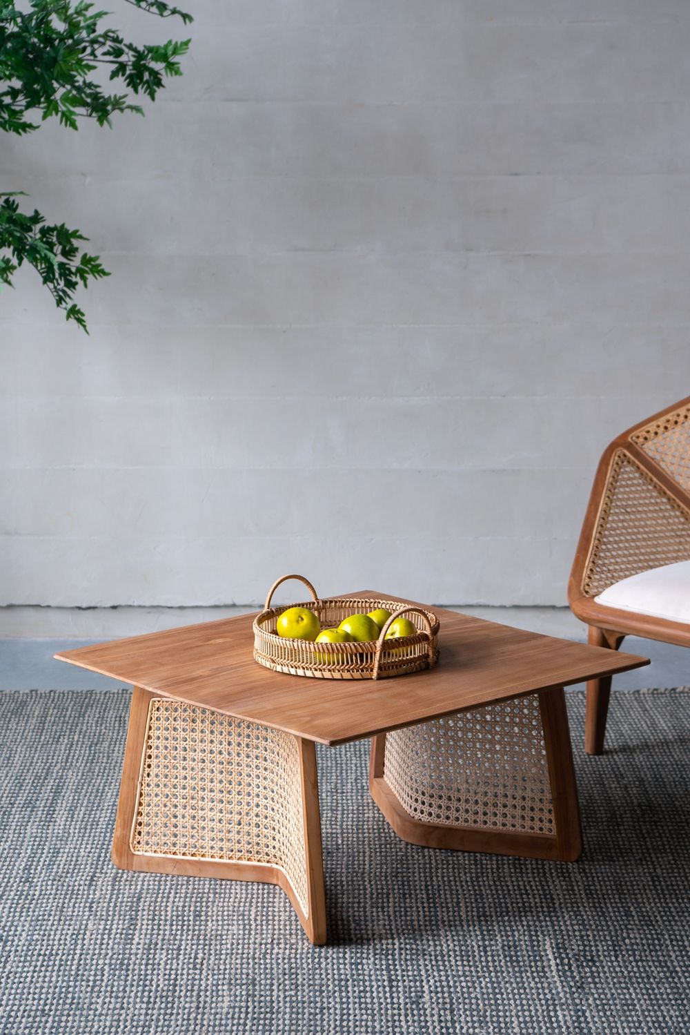 Teak Coffee Table - Natural Wood / Brown