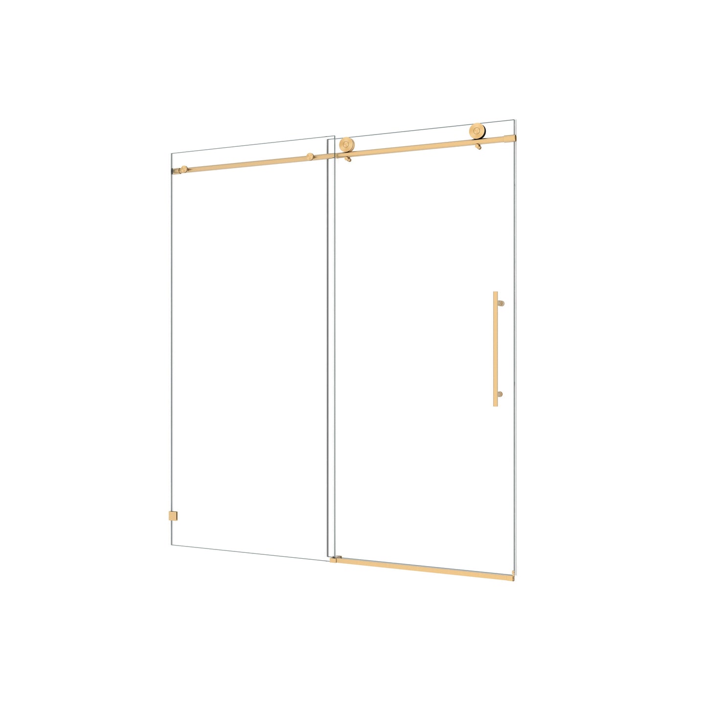 6076 Brushed Shower Door