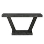 Vintage Distressed Wood Entryway Bench With 2 Tier Storage Cabinet