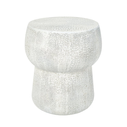 U_Style Outdoor Patio Accent Table With Crack Process