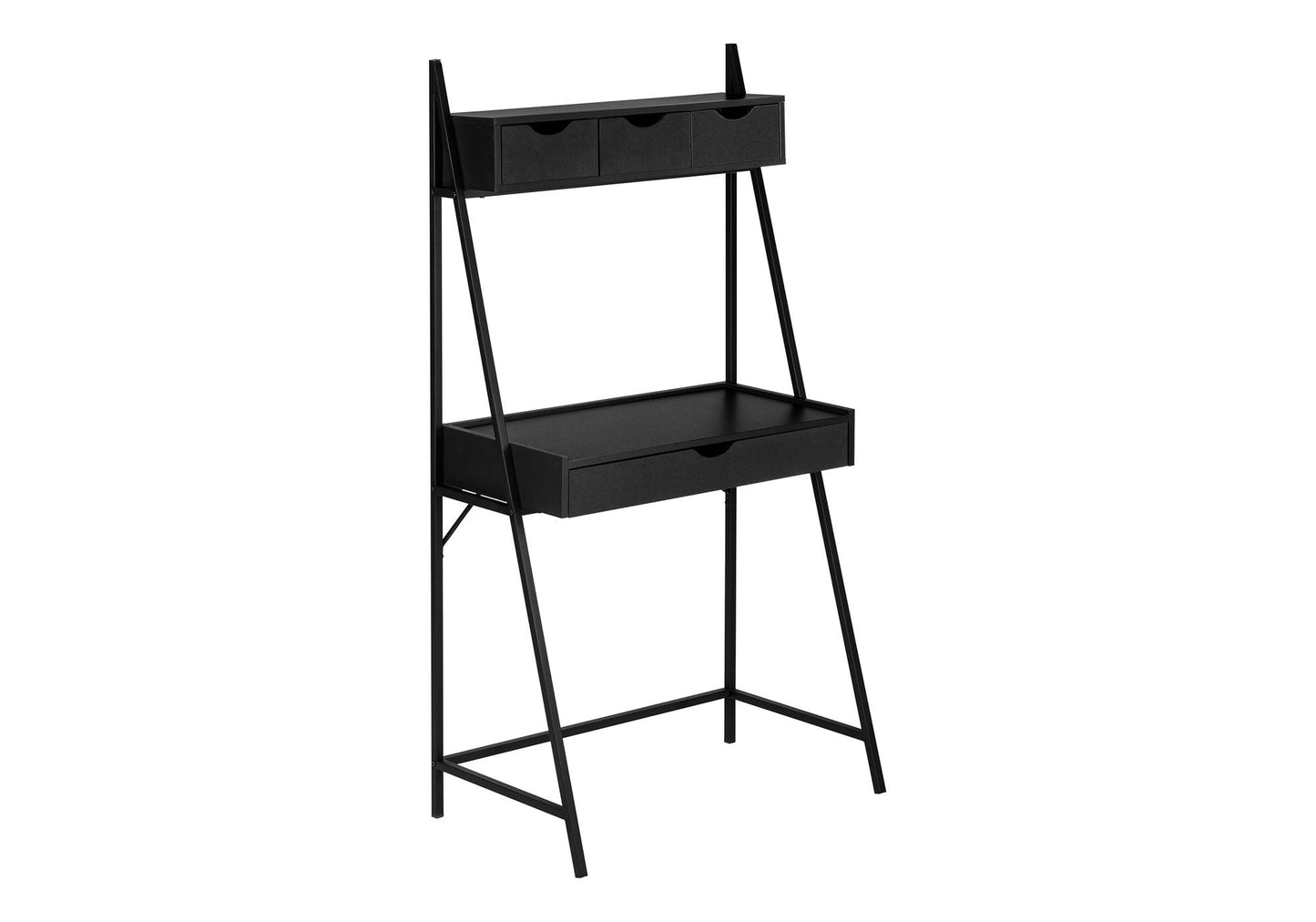 Contemporary Computer Desk for Home Office with Storage Drawers