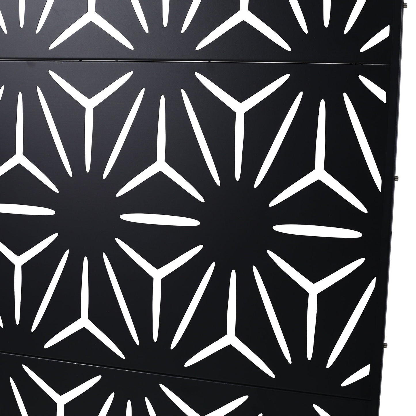 Outdoor & Indoor Metal Privacy Screen, Freestanding Decorative Panels