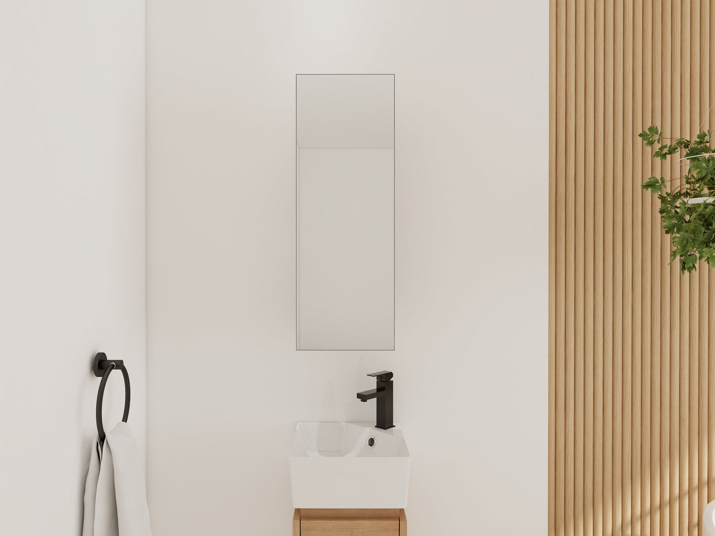 10'' Bathroom Mirror Cabinet with Storage