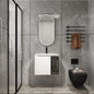 24" Wall-Mounted Bathroom Vanity With Ceramic Sink