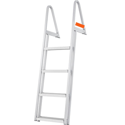 Dock Ladder, Removable 4 Steps, 350 lbs Load Capacity