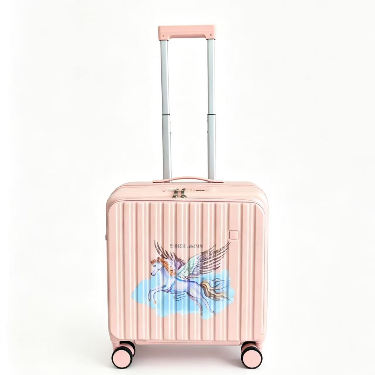 Side Opening Small Luggage Compartment, 20 Inch Compact Wheeled Travel Bag, Suitable For Carrying Around, Lightweight And Practical
