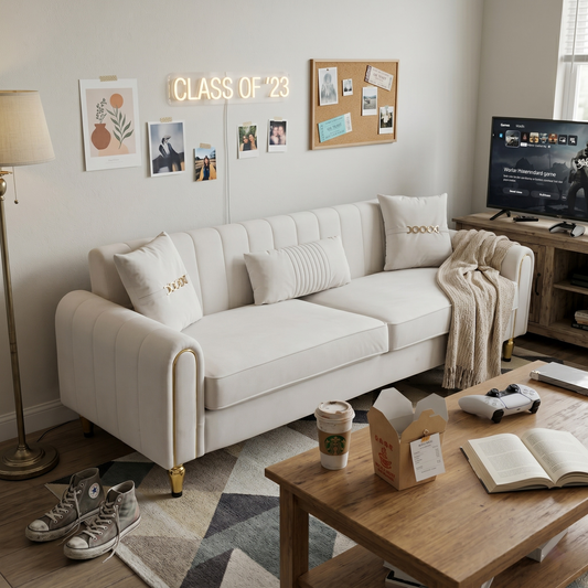 FX-P11-CW 3-Seater Sofa for Living Room