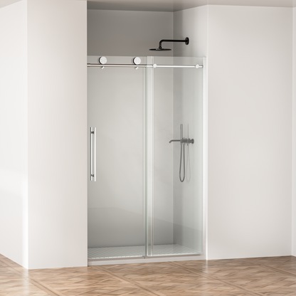 Frameless Sliding Shower Door, 44-48 in W x 75 in H