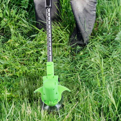 14Pcs Grass Trimmer Blades Accessories Weed Cutter Attachments 10Pcs 5.35In Plastic Blades 3Pcs 6In Stainless Steel Blades 1Pc 4In/6In Alloy Saw Blade