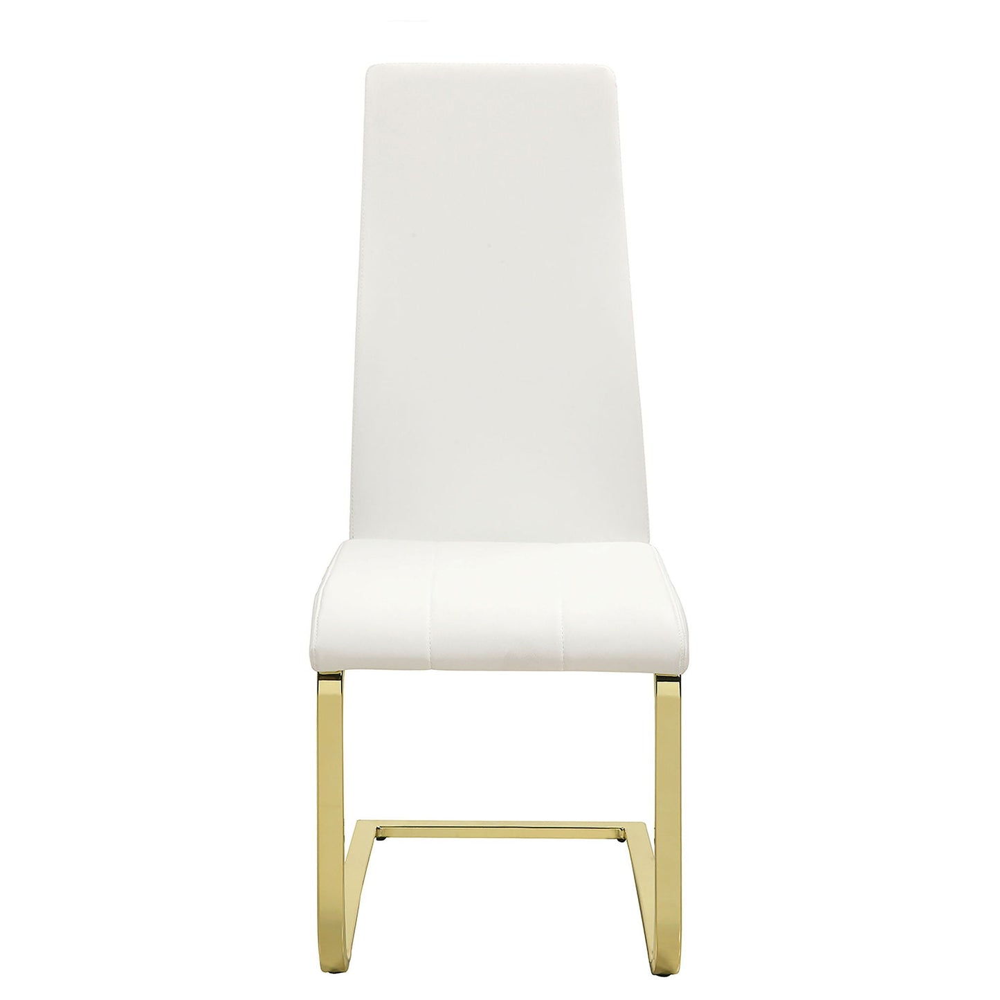 Whittingham - Dining Side Chair (Set of 4) - White / Gold
