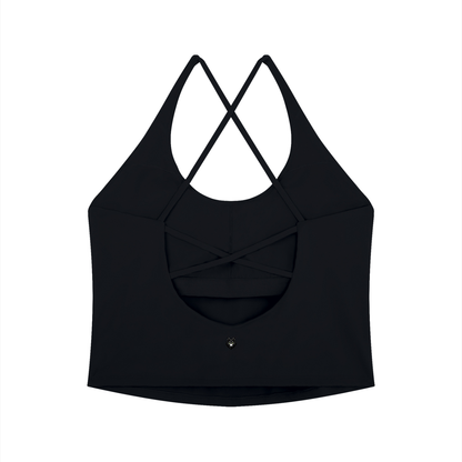 Loki & Ivy Women's Tight Halter Yoga Tank Top