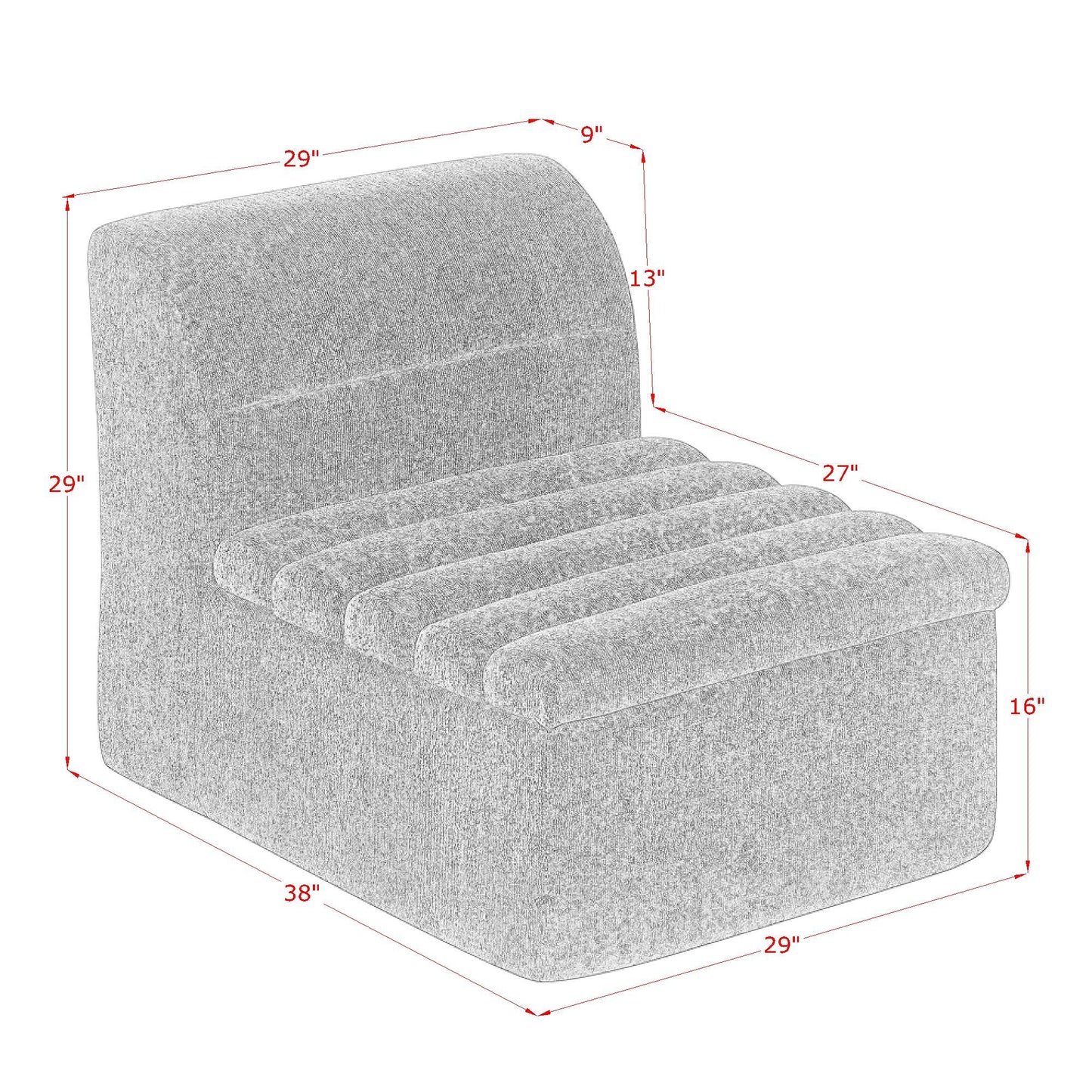 The Single Seat for Modular Sofa