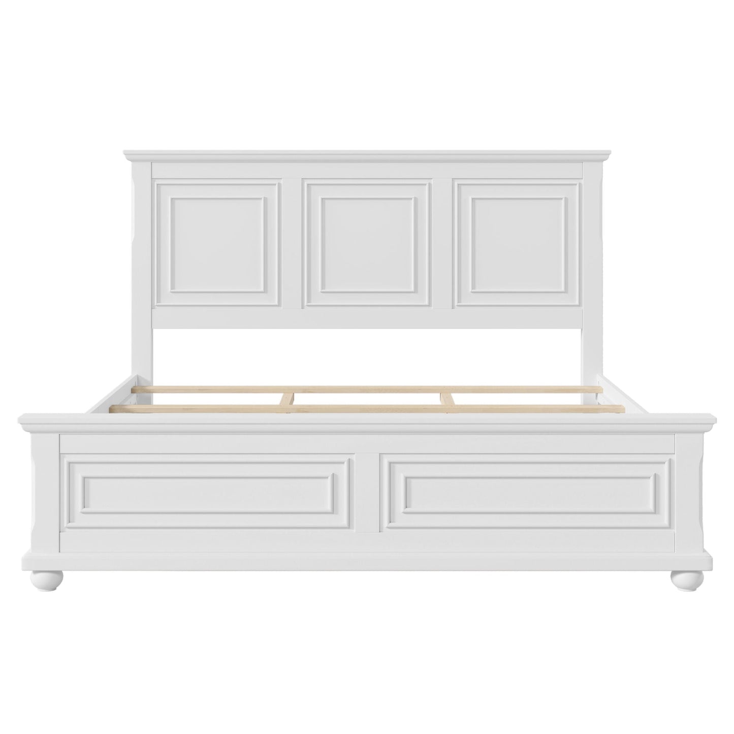 Vintage Tall Headboard Bed
