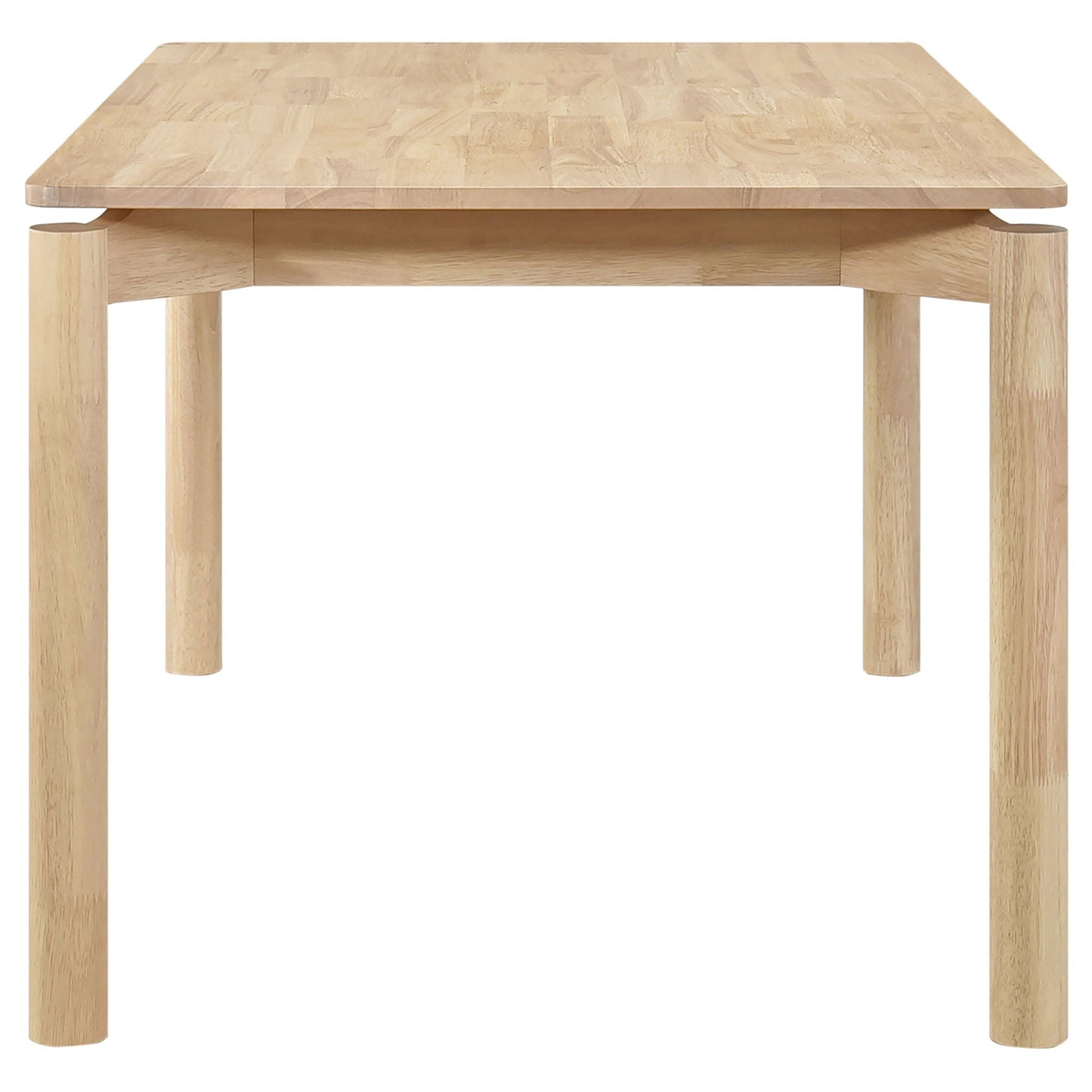 Svenstra - Rectangular Dining Table Set With Armless Side Chairs, Wood, Natural Walnut, 59 X 35.5 X 30 Inches
