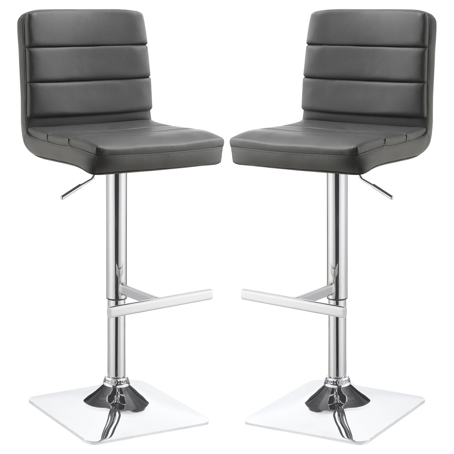 Adjustable Bar Stool (Set of 2) - Gray
