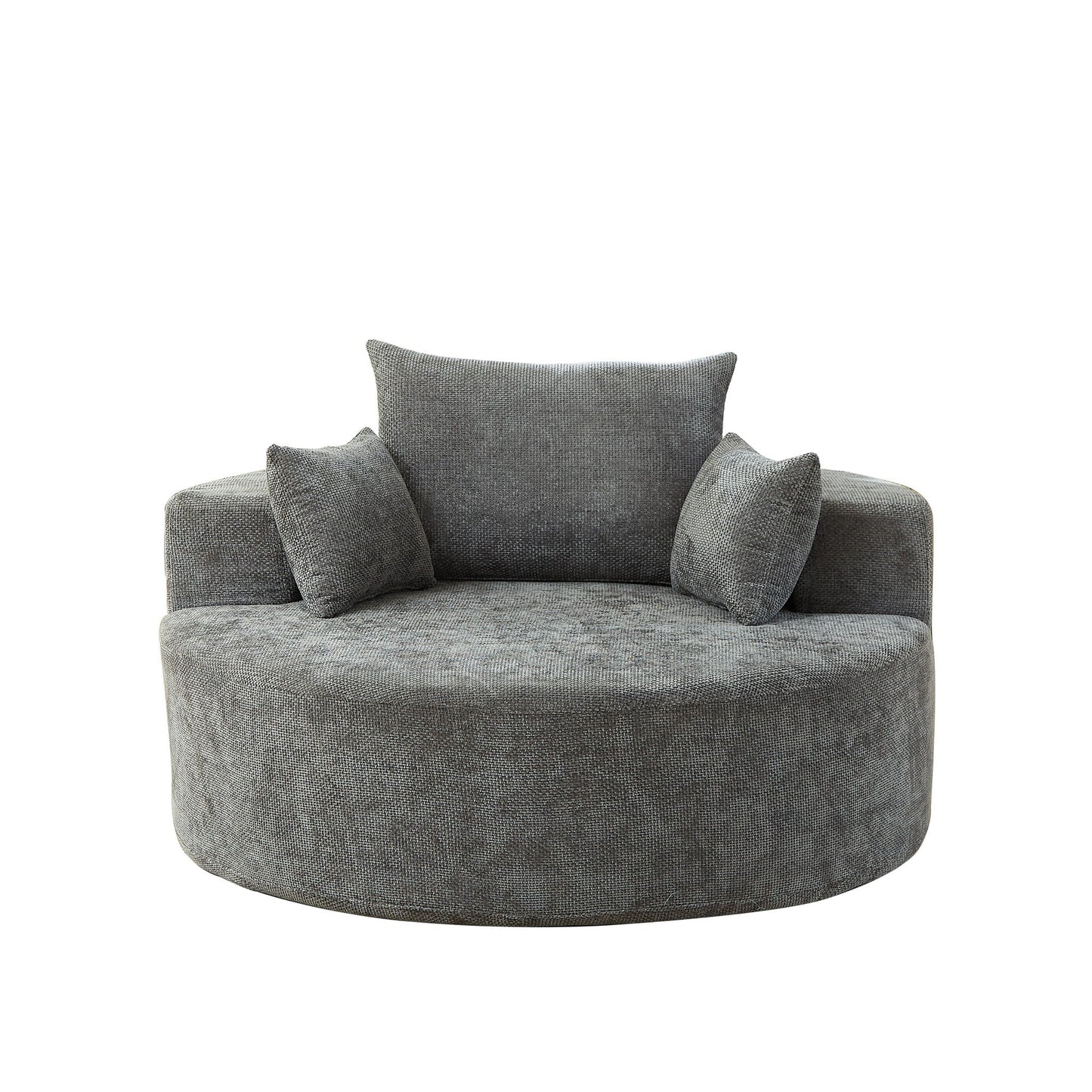 Single Sofa, Sleeper Chair For Living Room - Gray