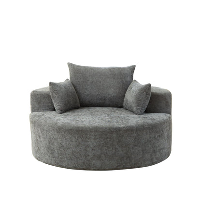 Single Sofa, Sleeper Chair For Living Room - Gray