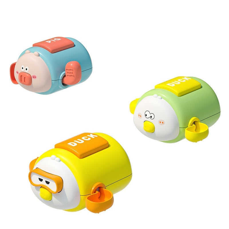 Children's Bath Toys Cartoon Clockwork Bath Water Toys