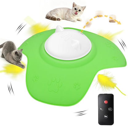 Intelligent Interactive Feathery Cat Toy