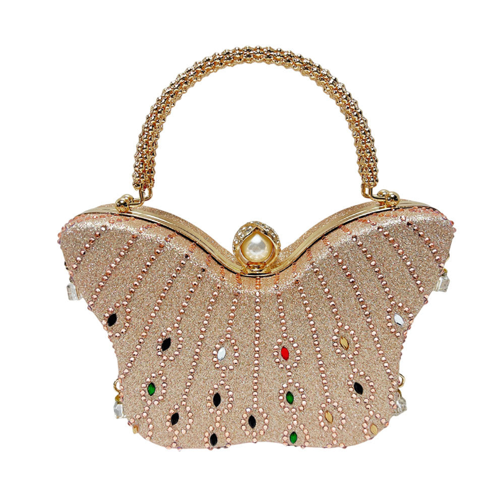 Exquisite Butterfly-shaped Handbag Crossbody And Shoulder Bag
