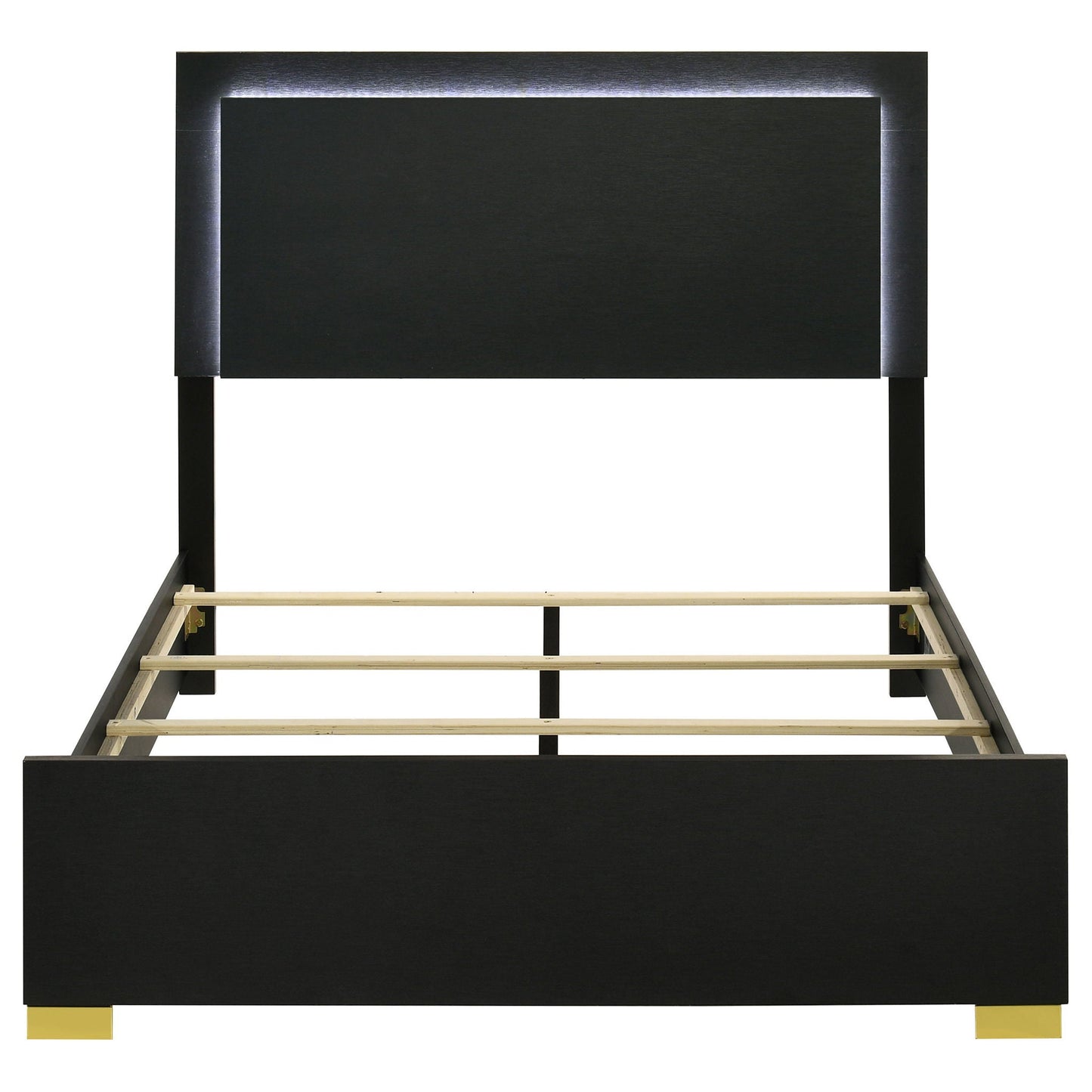 Jeremiah - LED Panel Bed With Touch Controlled Lighting