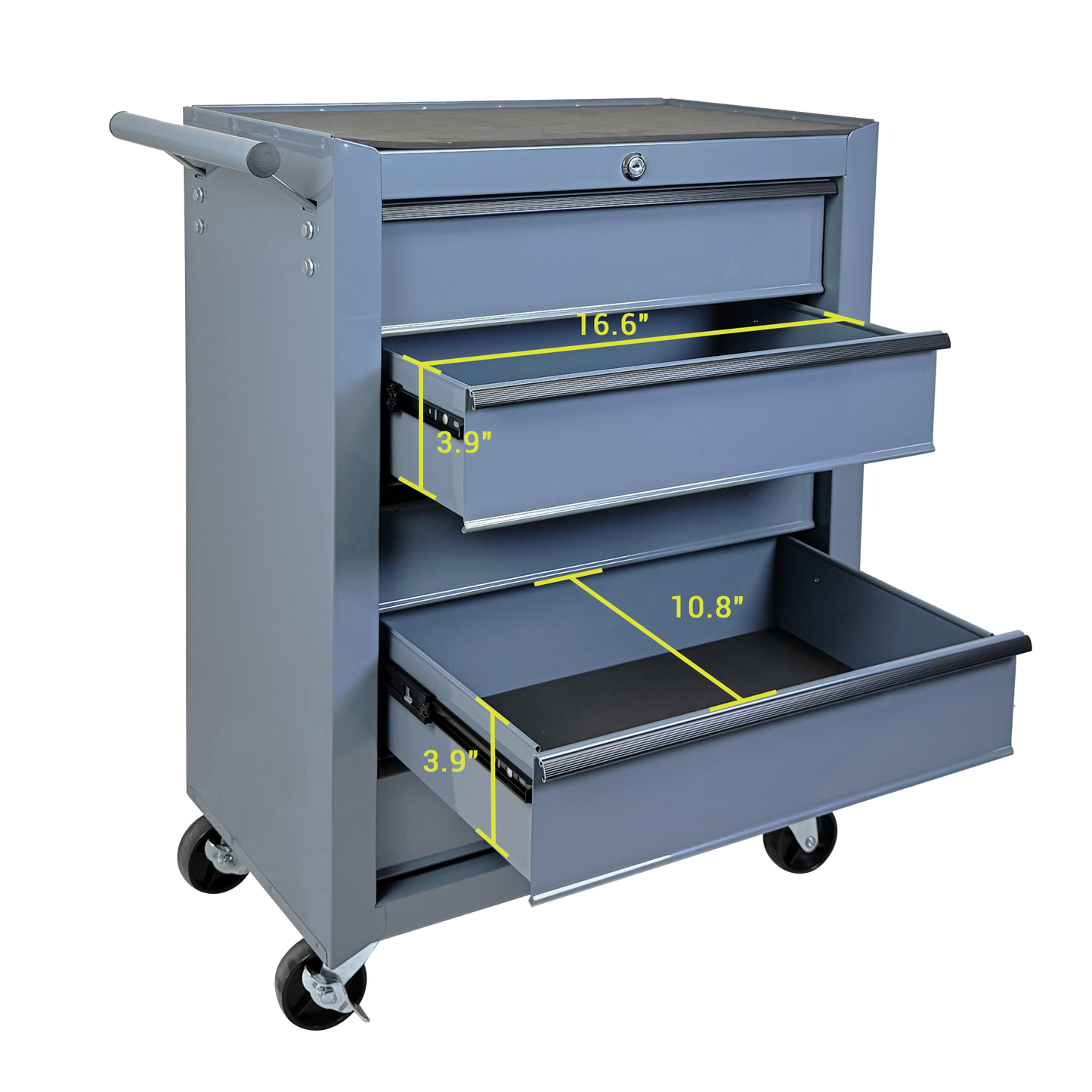 Rolling Metal Tool Chest with 5 Drawers