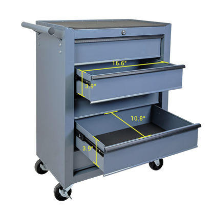 Rolling Metal Tool Chest with 5 Drawers