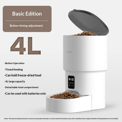 Pet Automatic Feeder Mobile Phone WiFi Remote Timed Feeding