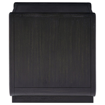 Leandro 1-drawer Wood Occasional Side End Table Burnished Black