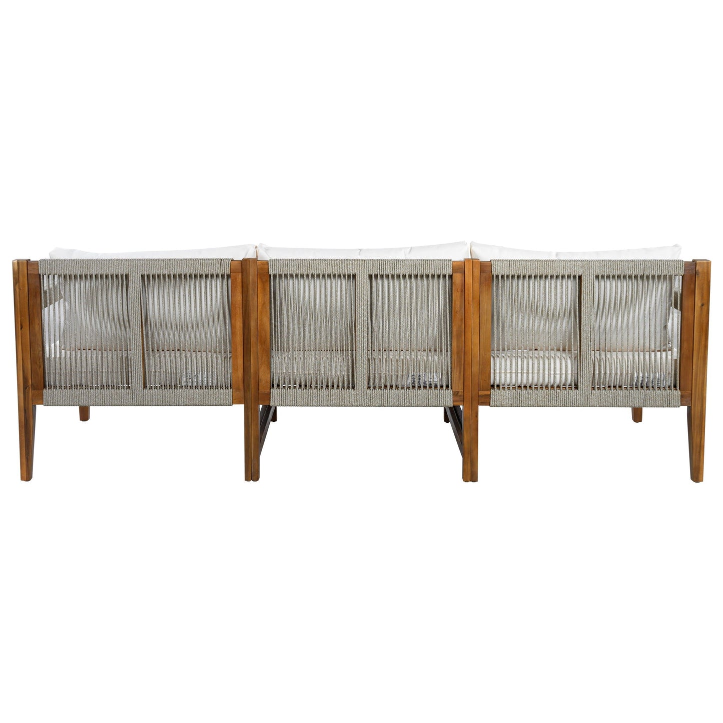 3 Piece Outdoor Sectional Sofa Set