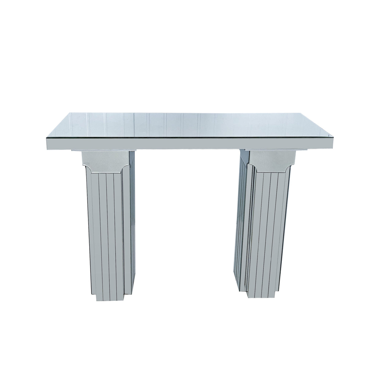 Mirrored Console Table Wide Bling