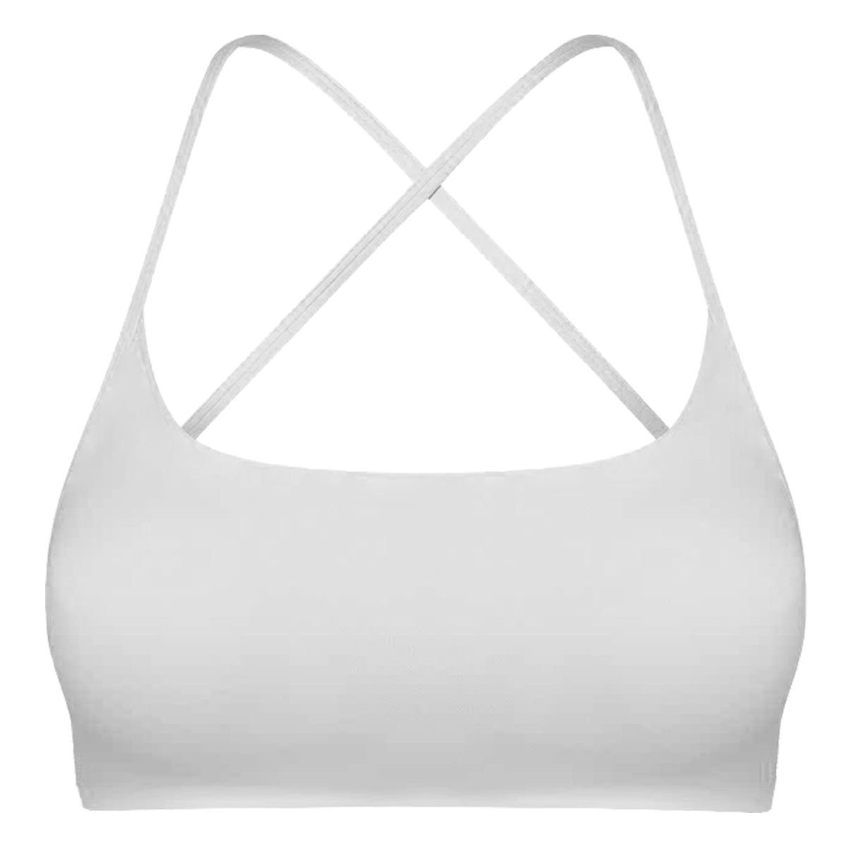 Women Cross Back Sport Bras Padded StrappyÊCrop Open Back Low Impact Bras SexyÊFitnessÊTank Tops with Removable Pads Thin Straps for Gym Yoga Workout
