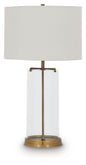Gizeh - Glass Table Lamp - Clear / Gold Finish