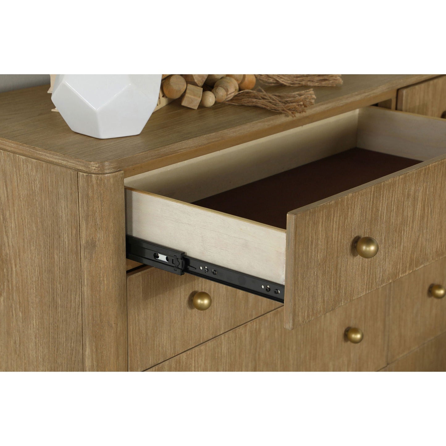 Stevie - Rectangular 8 Dresser - Sand