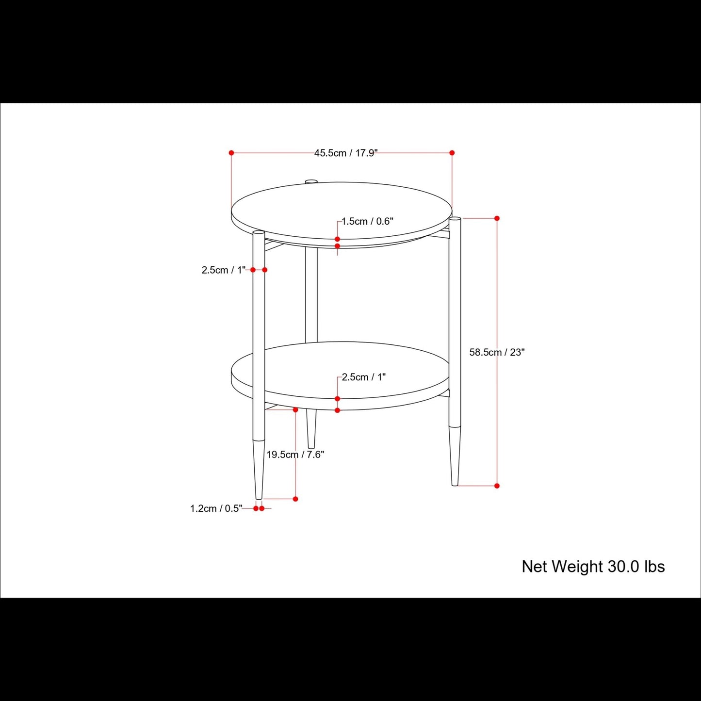 Wagner - Round Marble & Wood Table