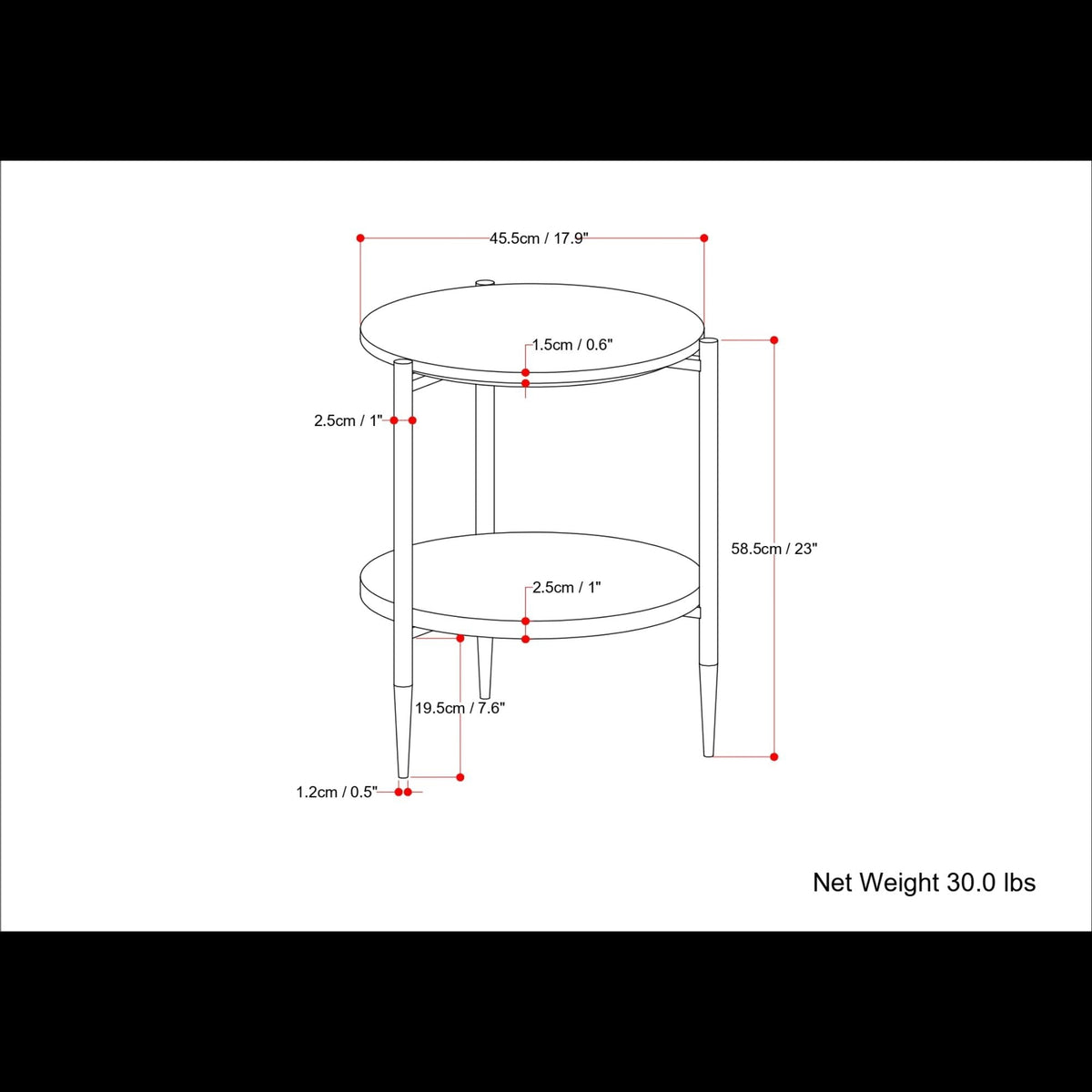 Wagner - Round Marble & Wood Table